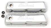 Edelbrock Valve Cover Signature Series Ford 260-289-302-351W CI V8 Chrome Edelbrock Valve Covers