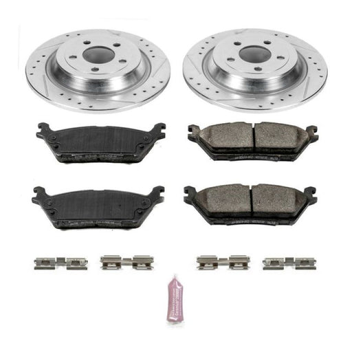 Power Stop 15-17 Ford F-150 Rear Z23 Evolution Sport Brake Kit PowerStop Brake Kits - Performance D&S