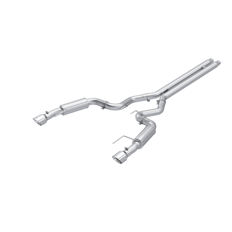 MBRP 2024 Ford Mustang GT S650, 5.0L 3in Dual Split Rear Aluminized Steel MBRP Catback