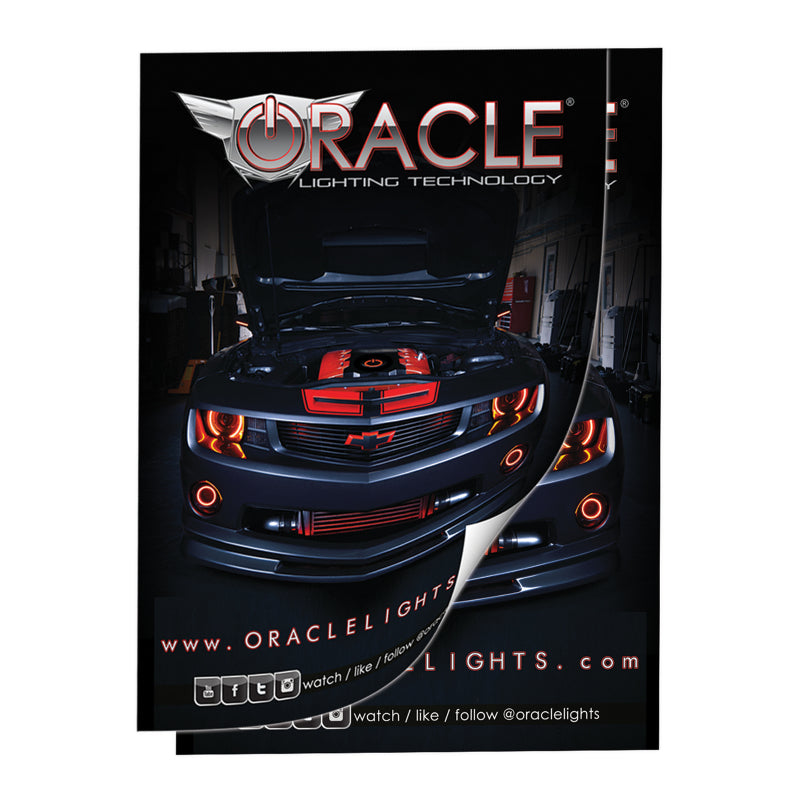 Oracle Camaro Poster in x 27in ORACLE Lighting Stickers/Decals/Banners