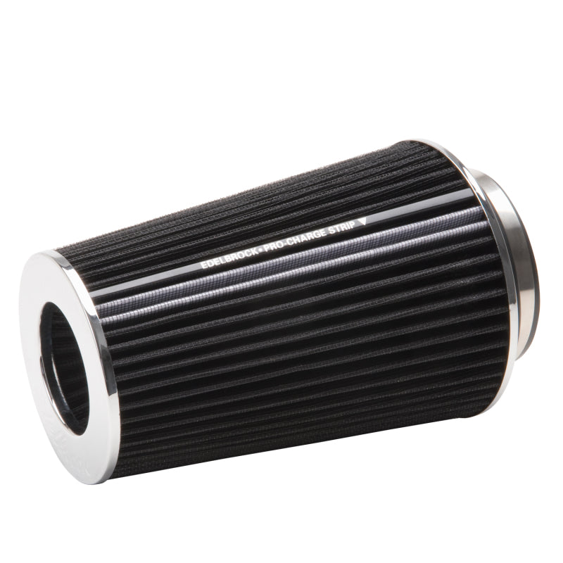Edelbrock Air Filter Pro-Flo Series Conical 10In Tall Black/Chrome Edelbrock Air Filters - Universal Fit