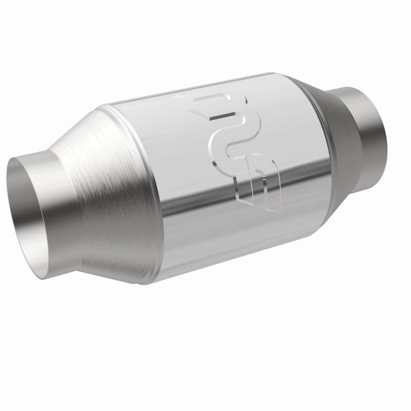 MagnaFlow Premium High Flow Metallic Converter 4in OD - 2.5in In / 2.5in Out Magnaflow Catalytic Converter Universal