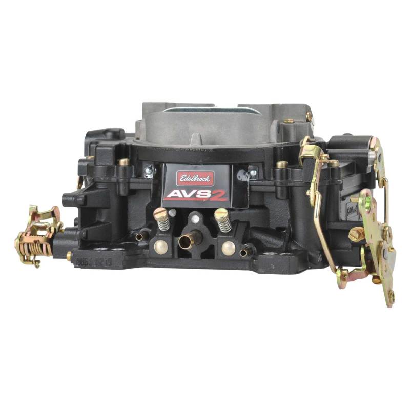 Edelbrock Carburetor AVS2 Series 650 CFM Manual Choke Black Powder Coated (Non-EGR) Edelbrock Carburetors