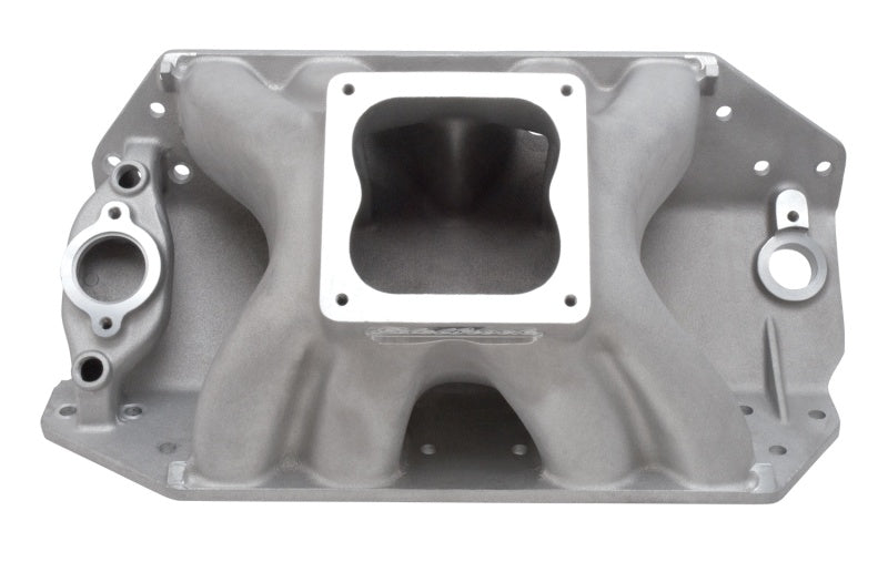 Edelbrock Manifold Big Victor II BBC w/ Edelbrock Profiler or Dart Big Chief Heads Dominator Flange Edelbrock Intake Manifolds