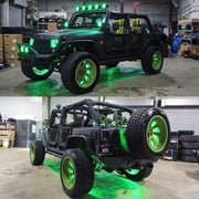 Oracle 7in High Powered LED Headlights - Black Bezel - ColorSHIFT 2.0 ORACLE Lighting Headlights