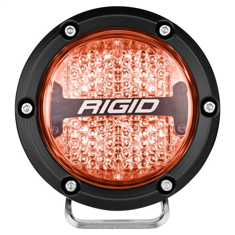 Rigid Industries 360-Series 4in LED Off-Road Diffused Beam - RGBW Backlight (Pair) Rigid Industries Light Bars & Cubes