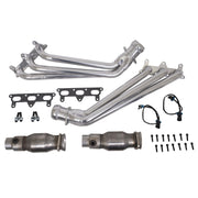 BBK 10-11 Camaro V6 Long Tube Exhaust Headers With Converters - 1-5/8 Silver Ceramic BBK Headers & Manifolds