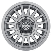 ICON Recon SLX 17x8.5 6x135 6mm Offset 5in BS 87.1mm Bore Charcoal Wheel ICON Wheels - Cast