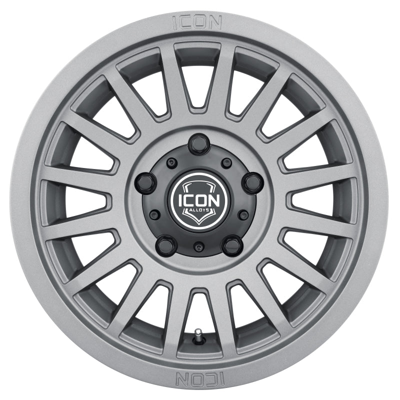 ICON Recon SLX 17x8.5 6x135 6mm Offset 5in BS 87.1mm Bore Charcoal Wheel ICON Wheels - Cast
