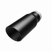 MagnaFlow Tip Stainless Black Coated Single Wall Round Single Outlet 5in Dia 3.5in Inlet 14.5in L Magnaflow Catalytic Converter Universal
