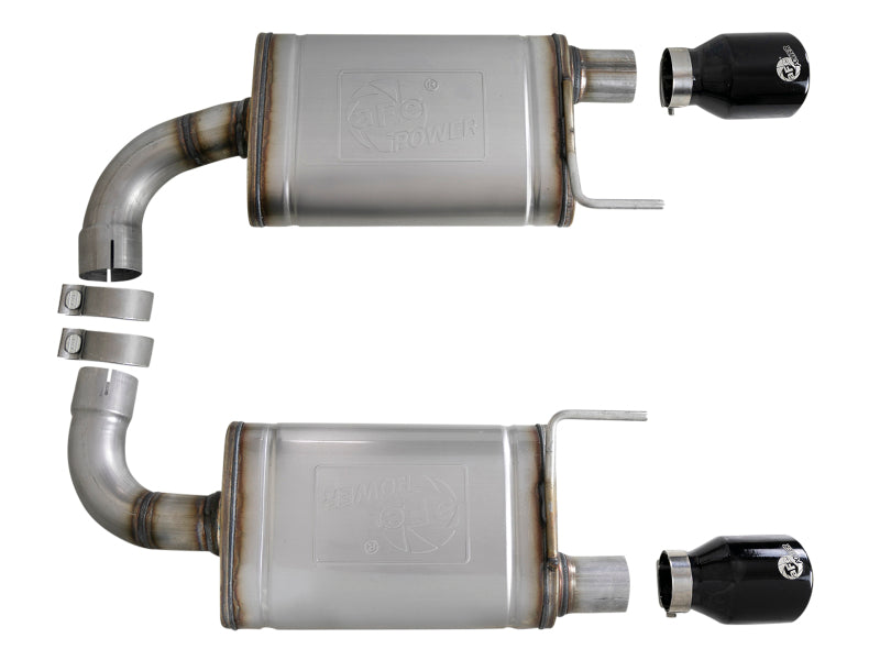 aFe MACH Force-Xp Axle-Back Exhaust System Ford Mustang GT 15-17 V8-5.0L aFe Axle Back