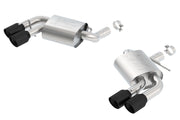 Borla 16-18 Chevy Camaro V8 SS AT/MT ATAK Rear Section Exhaust w/o Dual Mode Valves Ceramic Black Borla Axle Back