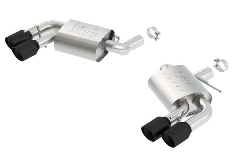 Borla 16-18 Chevy Camaro V8 SS AT/MT ATAK Rear Section Exhaust w/o Dual Mode Valves Ceramic Black Borla Axle Back