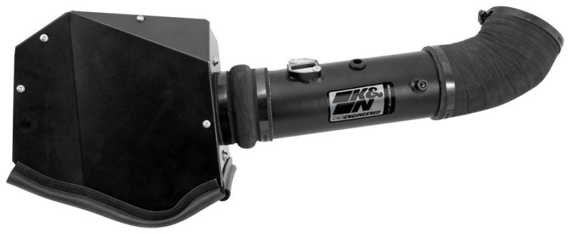K&N 11-13 Ford F250/F350/F450/F550 Super Duty 6.7L V8 DSL Black Performance Intake Kit K&N Engineering Cold Air Intakes