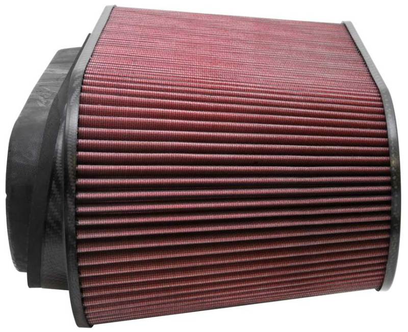 K&N Custom Racing Unique Oval Tapered Filter 17.313in OL B/7.75in OW B/14.625inOL T/6.125inOW T/9in K&N Engineering Air Intake Components