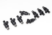 DeatschWerks Universal 1200cc Low Impedance 14mm Upper Injector - Set of 8 DeatschWerks Fuel Injector Sets - 8Cyl