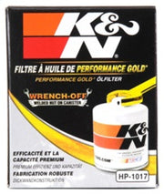 K&N 3.74inch / 2.98 OD Performance Gold Oil Filter K&N Engineering Oil Filters