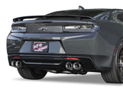 aFe MACHForce XP 3in 304 SS Axle-Back Dual Exhaust (NPP) w/ Polished Tips 16-17 Camaro SS V8-6.2L aFe Axle Back