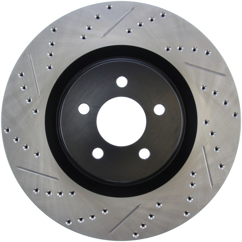 StopTech Slotted & Drilled Sport Brake Rotor Stoptech Brake Rotors - Slot & Drilled