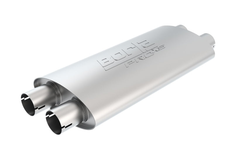 Borla Universal ProXS Muffler - Oval Dual/Dual Inlet/Outlet 2.5in Tubing 19inx4inx9.5in Case Borla Muffler
