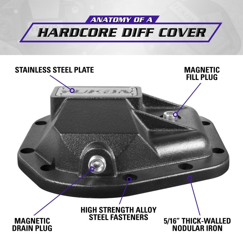 Yukon Gear Hardcore Diff Cover for Dana 50/60/70 Yukon Gear & Axle Diff Covers