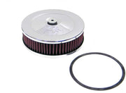 K&N 5-1/8in Flange Custom Air Cleaner Assembly K&N Engineering Carburetor Air Cleaners