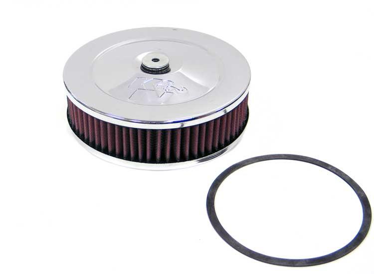 K&N 5-1/8in Flange Custom Air Cleaner Assembly K&N Engineering Carburetor Air Cleaners