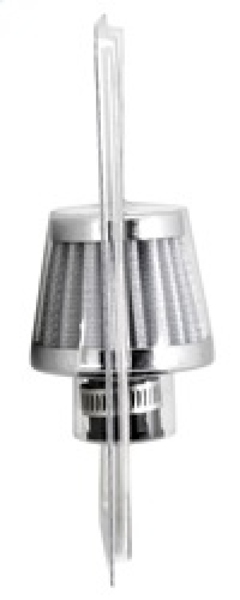Spectre Breather Filter 10mm Flange / 2in. OD / 1-3/4in. Height - White Spectre Engine Breather Filters