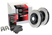 Centric OE Coated Rear Brake Kit (2 Wheel) Stoptech Brake Pads - Performance