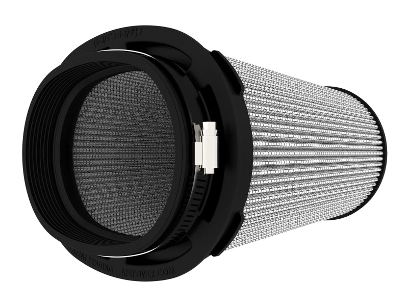 aFe Magnum FLOW Pro DRY S Air Filter 6.75x4.75 Flange 8.25x6.25 Base (Mt2) 7.25x5 Top 8.5 Height aFe Air Filters - Universal Fit