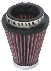K&N Universal Clamp-On Air Filter 2-1/8in Flange 3-1/2in Base 2in Top 4in Height K&N Engineering Air Filters - Universal Fit
