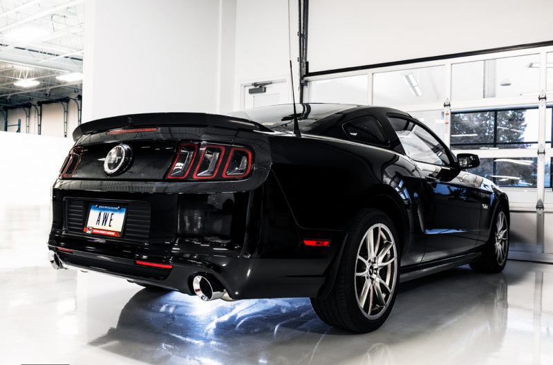 AWE Tuning S197 Mustang GT Axle-Back Exhaust - Touring Edition (Chrome Silver Tips) AWE Tuning Axle Back