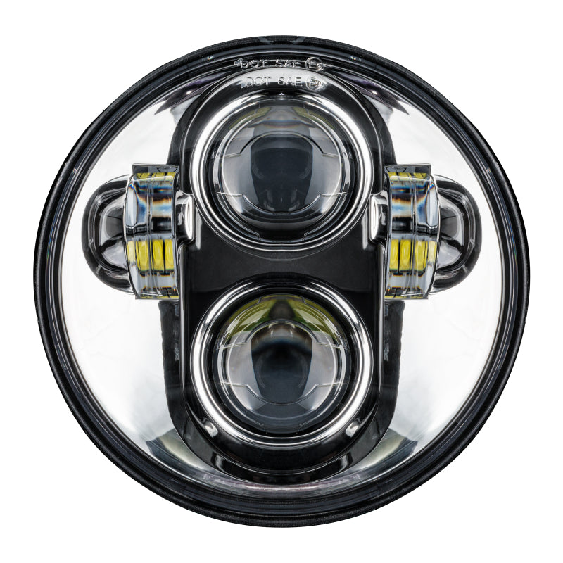 Oracle 5.75in 40W Replacement LED Headlight - Chrome ORACLE Lighting Headlights