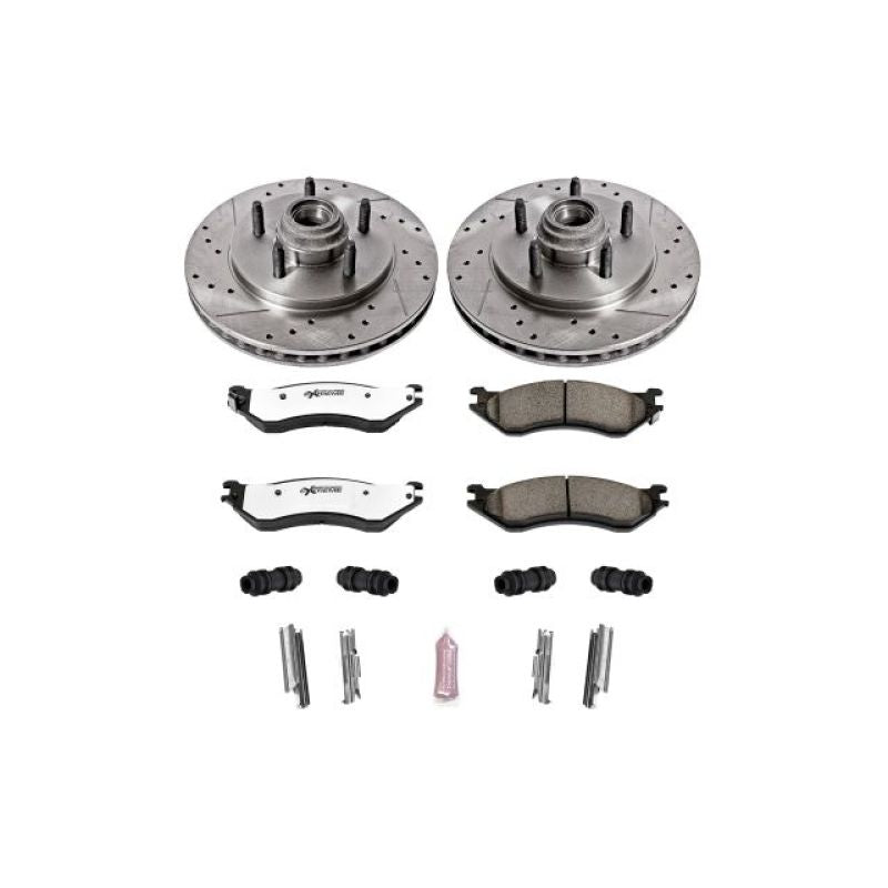 Power Stop 00-02 Ford Expedition Front Z36 Truck & Tow Brake Kit PowerStop Brake Kits - Performance D&S