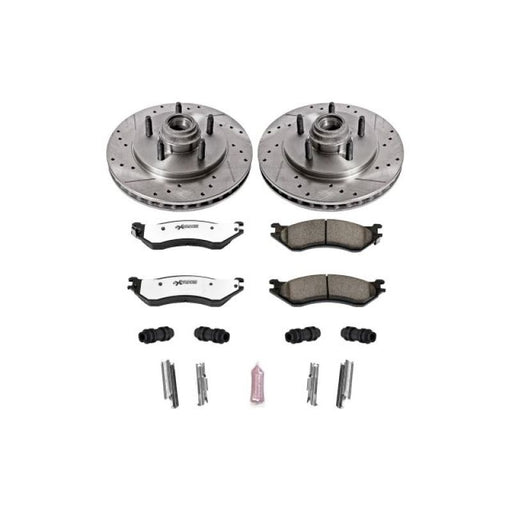 Power Stop 00-02 Ford Expedition Front Z36 Truck & Tow Brake Kit PowerStop Brake Kits - Performance D&S