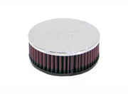K&N Universal Round Clamp-On Air Filter 2in. Flange / 5-3/8in. OD / 2in. Height K&N Engineering Air Filters - Universal Fit