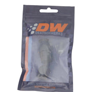 DeatschWerks 6 AN Female Flare Swivel 30-Degree Hose End PTFE - Anodized Matte Black DeatschWerks Fittings