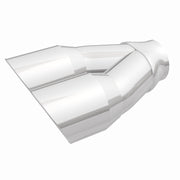 MagnaFlow Double Wall 3in Dual Round Polished Tip 2.25in Inlet Magnaflow Catalytic Converter Universal
