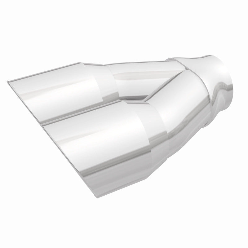 MagnaFlow Double Wall 3in Dual Round Polished Tip 2.25in Inlet Magnaflow Catalytic Converter Universal