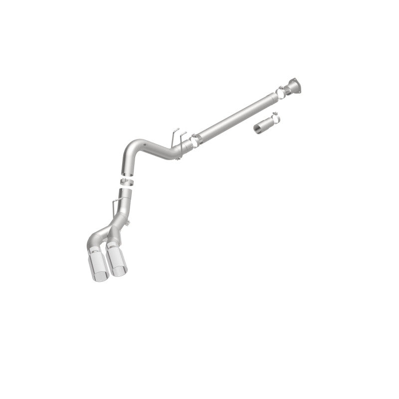 MagnaFlow 08-17 Ford F-250/F-350/F-450 4.6L/6.7 DPF-Back SS 4in Dual Single Passenger Side Rear Exit Magnaflow DPF Back
