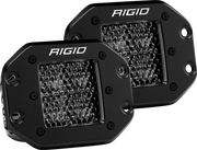 Rigid Industries D Series PRO Midnight Edition - Spot - Diffused - Pair Rigid Industries Light Bars & Cubes