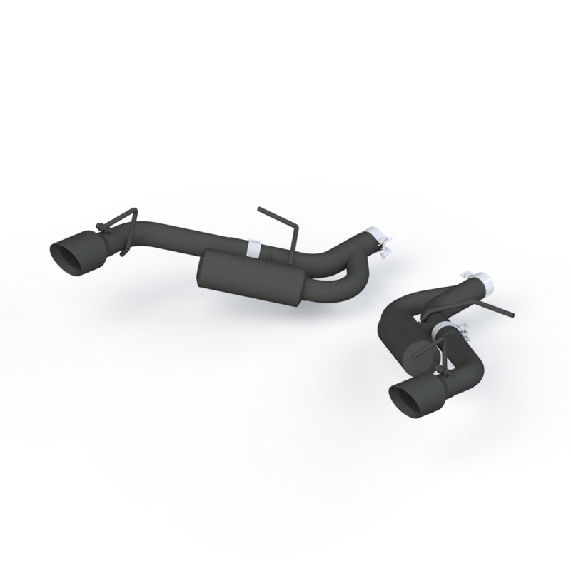 MBRP 16-19 Chevrolet Camaro 2.5in Black Coated Non NPP Axle Back Exhaust System - 4in Dual Wall Tips MBRP Axle Back