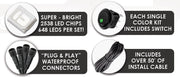 Oracle LED Illuminated Wheel Rings - Double LED - White ORACLE Lighting Light Strip LED