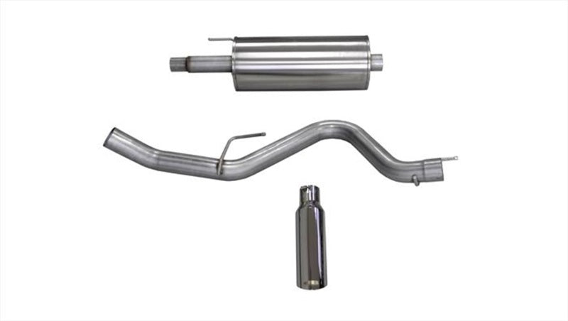 Corsa 2015-2020 Ford F-150 5.0L V8 Cat-Back Single Side Exit w/ 4.0in Polished Tip CORSA Performance Catback
