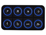 AEM EV 8 Button Keypad CAN Based Programmable Backlighting AEM Programmer Accessories