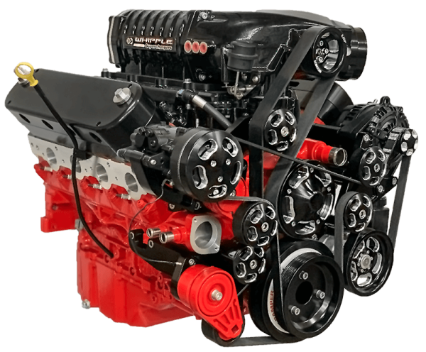 Whipple Gen 6 3.0L Hot Rod Supercharger Kit for Chevy LS1/LS3/LS7 Crate Engines (Top Mount)