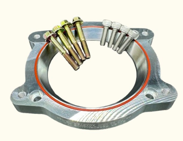 Mustang GT [5.0L] (11-24) Adapter (95mm TB to 80mm): 95MM TB to Ford Mustang GT/GT350 Stock Manifold/Aft. Mkt. Supercharger