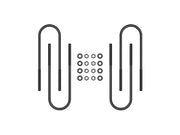 ICON 99-10 Ford F-250/F-350 Rear 15in U-Bolt Kit ICON Hardware Kits - Other