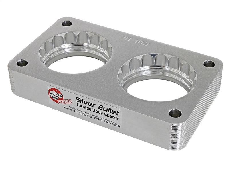 aFe Silver Bullet Throttle Body Spacers TBS Ford Trucks 99-04 V10-6.8L aFe Throttle Body Spacers