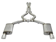 aFe MACHForce XP 3in 304 SS Cat-Back Exhausts w/ Polished Tips 15-17 Ford Mustang GT V8-5.0L/V6-3.7L aFe Catback
